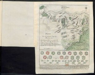 Plan des erfochtenen Siegs bey Martinestie ...