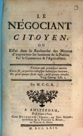 Le negociant Citoyen