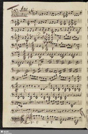 383. Aria: Non vo già che si suonino / Salieri, A.