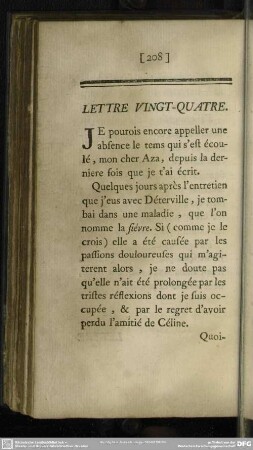Lettre Vingt-Quatre