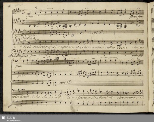 [Aria no.7a]: Nel mirar quel sasso amato