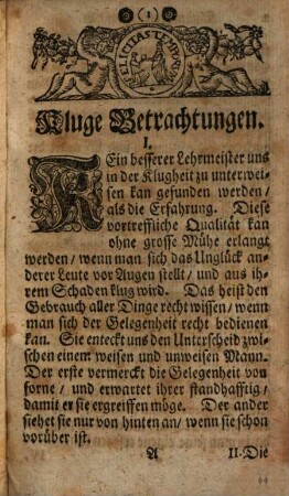 Königlicher und fürstlicher auch anderer hohen Standes-Persohnen Staat durch fürtreffliche politische Maximen und ungemeine Grund-Regeln der galanten Welt vorgestelt
