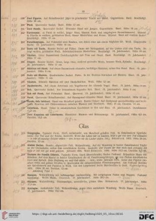 Glas (Nr. 217-278)