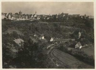 Rothenburg ob der Tauber, Kappenzipfel von der Burg aus