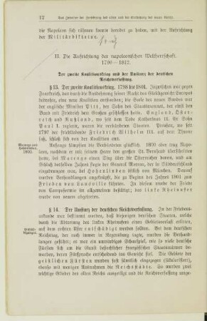 II. Die Aufrichtung der napoleonischen Weltherrschaft. 1799-1812