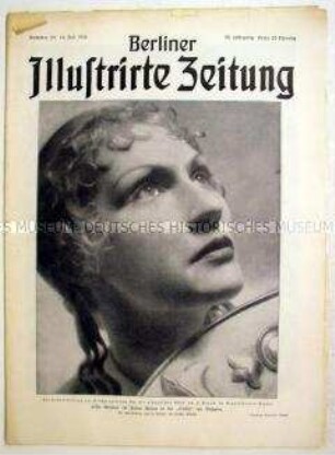 Wochenzeitschrift "Berliner Illustrirte Zeitung" u.a. zu den Vorbereitungen der Olympischen Sommerspiele in Berlin