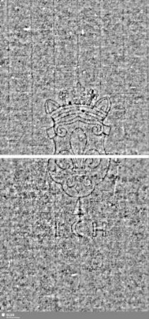 Lilienschild; Buchstaben ICH; Buchstaben KB = S.3/4+49/49a