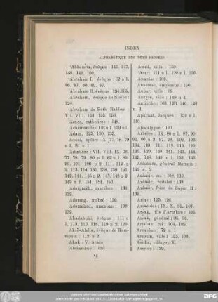 Index Alphabétique Des Noms Propres