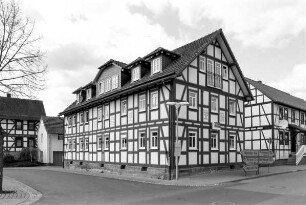 Wohnhaus (Wohnhaus, Fachwerk); Gemünden, Lindenstraße 13