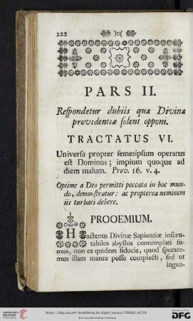 Tractatus sextus