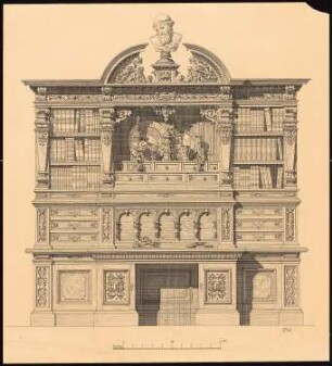 Bücherschrank: Ansicht