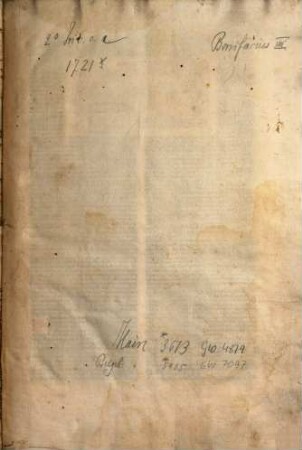 Jncipit liber sextus decretaliu[m] d[omi]ni Bonifacij pape. viij.