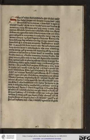 Sequitur videre de benedictionibus quibus benedixit Moyses Israhel precepta domini servanti dicens...