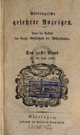 Göttingische gelehrte Anzeigen : unter Aufsicht d. Akademie der Wissenschaften. [101.] 1839, 1