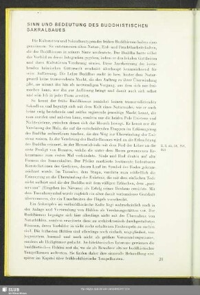 Sinn Und Bedeutung Des Buddhistischen Sakralbaues