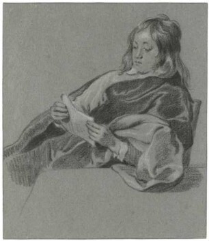 Sitzender Jüngling, lesend