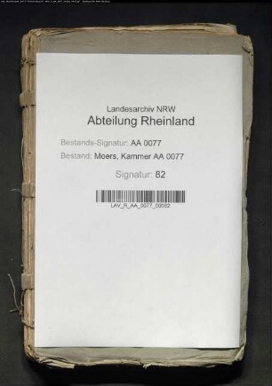 Beschwerden des Magistrats zu Moers wegen des Mühlenwesens