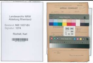 Entnazifizierung Karl Rochell , geb. 26.04.1900 (Landwirt)