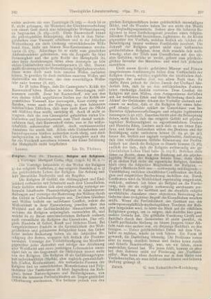 345-346 [Rezension] Ritschl, Albrecht, Gesammelte Aufsätze