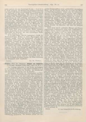 345-346 [Rezension] Ritschl, Albrecht, Gesammelte Aufsätze