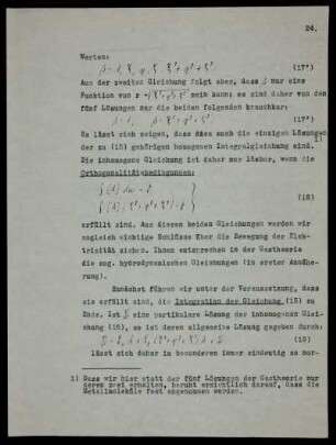 Orthogonalitätsbedingung für die Ermittlung des zweiten Koeffizienten