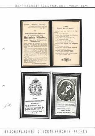 Klinker, Heinrich