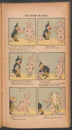 Una broma de circo - [Cómic]
