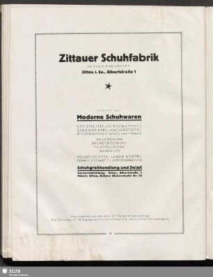 Zittauer Schuhfabrik, Zittau i.Sa.