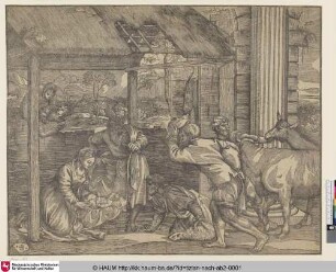 [Die Anbetung der Hirten; The adoration of the shepherds; L'adoration des bergers]