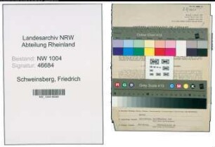 Entnazifizierung Friedrich Schweinsberg , geb. 19.09.1903 ()