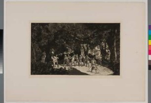 Simplicius unter den Soldaten; Intermezzi Blatt 9