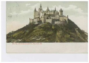 Ansicht der Burg Hohenzollern