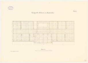 Landgericht, Saarbrücken: Sparrenlage 1:100