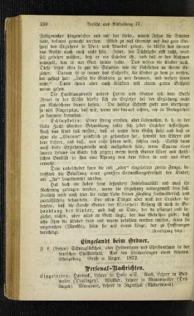 Eingesandt beim Ordner
