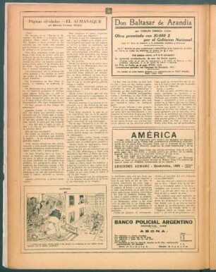 El almanaque : Páginas olvidadas