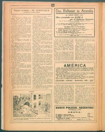 El almanaque : Páginas olvidadas