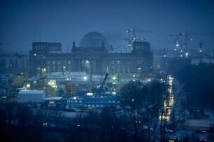 Blick auf das Reichstagsgebäude. Gesamtansicht
