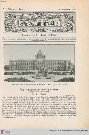 Heft 4 (15. November 1891)