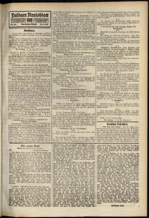 Zweite Ausgabe vom Montag, den 30. August 1915.