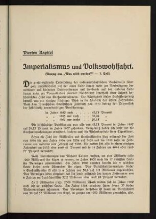 37-62, Viertes Kapitel: Imperalismus und Volkswohlfahrt