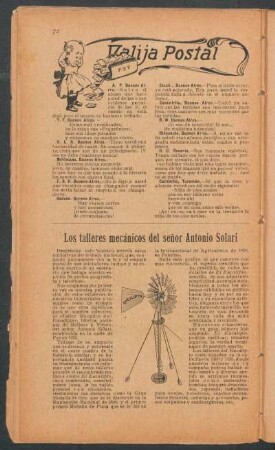 Los talleres mecánicos del señor Antonio Solari