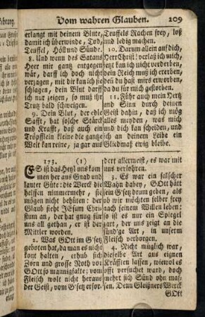 209-217, Vom wahren Glauben (§ 173 - 178)