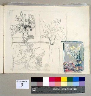 Stilleben mit Blumenvase
