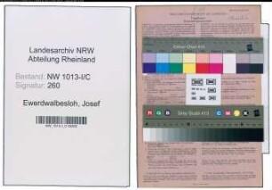 Entnazifizierung Josef Ewerdwalbesloh , geb. 21.05.1906 (Schuhhaendler)