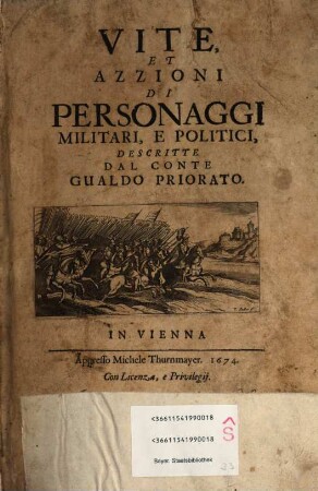 Vite, Et Azzioni Di Personaggi Militari, E Politici