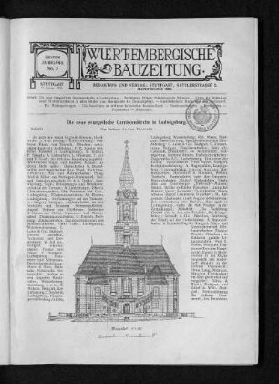 Die neue evangelische Garnisonskirche in Ludwigsburg
