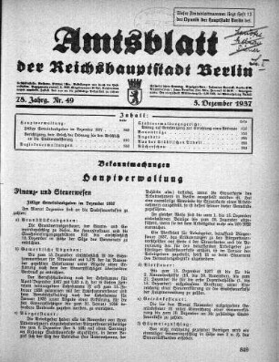 1937,49: Nr. 49, 5. Dezember 1937