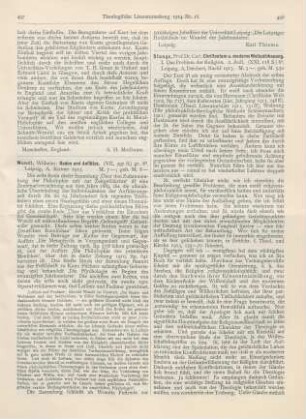 497-498 [Rezension] Wundt, Wilhelm, Reden und Aufsätze
