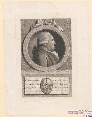 Christoph Carl Sigmund Holzschuher, Septemvir; geb. 27. Januar 1709
