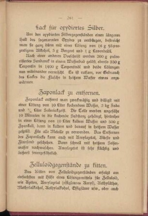Zelluloidgegenstände zu kitten.
